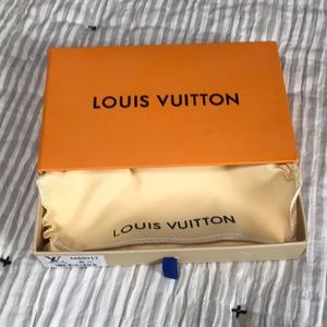 Small Louie Vuitton box and dust bag